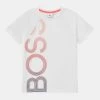 BOSS Kidswear Enfant SHORT SLEEVES T Shirt Imprimé White -BOSS Soldes Magasin 4461f499a00d48ff940830e35a99dd6e