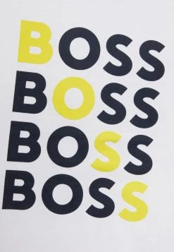 BOSS Kidswear Enfant T Shirt Imprimé Navy -BOSS Soldes Magasin 4528391d60674421a480f9a3808ec6fd