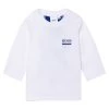 BOSS Kidswear T Shirt à Manches Longues Blanc Enfant -BOSS Soldes Magasin 4708851d842e4f12b6d1bdbba2475ebf
