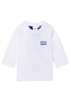 BOSS Kidswear T Shirt à Manches Longues Blanc Enfant