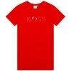 BOSS Kidswear Robe En Jersey Rouge Orange Enfant -BOSS Soldes Magasin 48177e60381a44dd843041bff6da7536