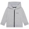 BOSS Kidswear Sweat à Capuche Zippé Chine Grey Enfant 2 BOSS Kidswear Sweat à Capuche Zippé Chine Grey Enfant -BOSS Soldes Magasin 4826dd81196b42bab7f7ab0177c76122
