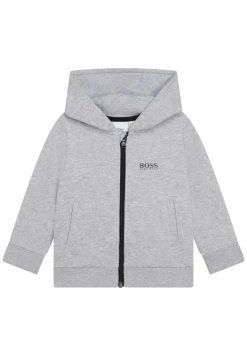BOSS Kidswear Sweat à Capuche Zippé Chine Grey Enfant