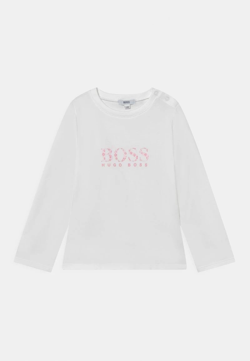 BOSS Kidswear Enfant LONG SLEEVE T Shirt à Manches Longues White 3 BOSS Kidswear Enfant LONG SLEEVE T Shirt à Manches Longues White