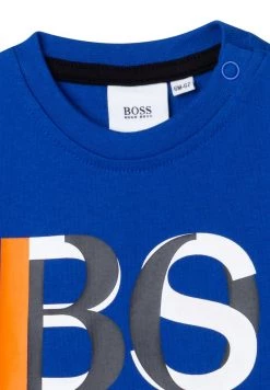 BOSS Kidswear Enfant T Shirt à Manches Longues Wave Blue -BOSS Soldes Magasin 497d2c441dad4142a28c6c49e346797a