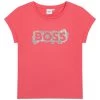BOSS Kidswear Enfant SHORT SLEEVES TEE T Shirt Imprimé Pink Atomic -BOSS Soldes Magasin 4c426285cc1c42de815bdee1ee8a4dab