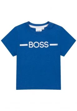 BOSS Kidswear T Shirt Imprimé Bleu Royal Enfant