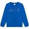 BOSS Kidswear Enfant Sweatshirt Bleu Royal -BOSS Soldes Magasin 4ee41e5136b74b7e8c549abd7a86bd88
