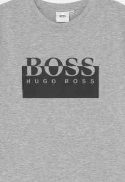 BOSS Kidswear SHORT SLEEVES TEE T Shirt Imprimé Grey Enfant -BOSS Soldes Magasin 4ff96b4b5c6f43b484c5355e6f1e1277