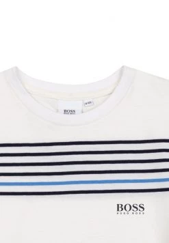 BOSS Kidswear Enfant T Shirt Imprimé Blanc -BOSS Soldes Magasin 51941b7af6c34e7c8915815a370c0f30