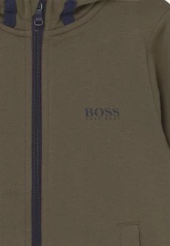 BOSS Kidswear Enfant Sweat à Capuche Zippé Khaki -BOSS Soldes Magasin 53c054dc8cf64c1b9d8f6f223aa1217a