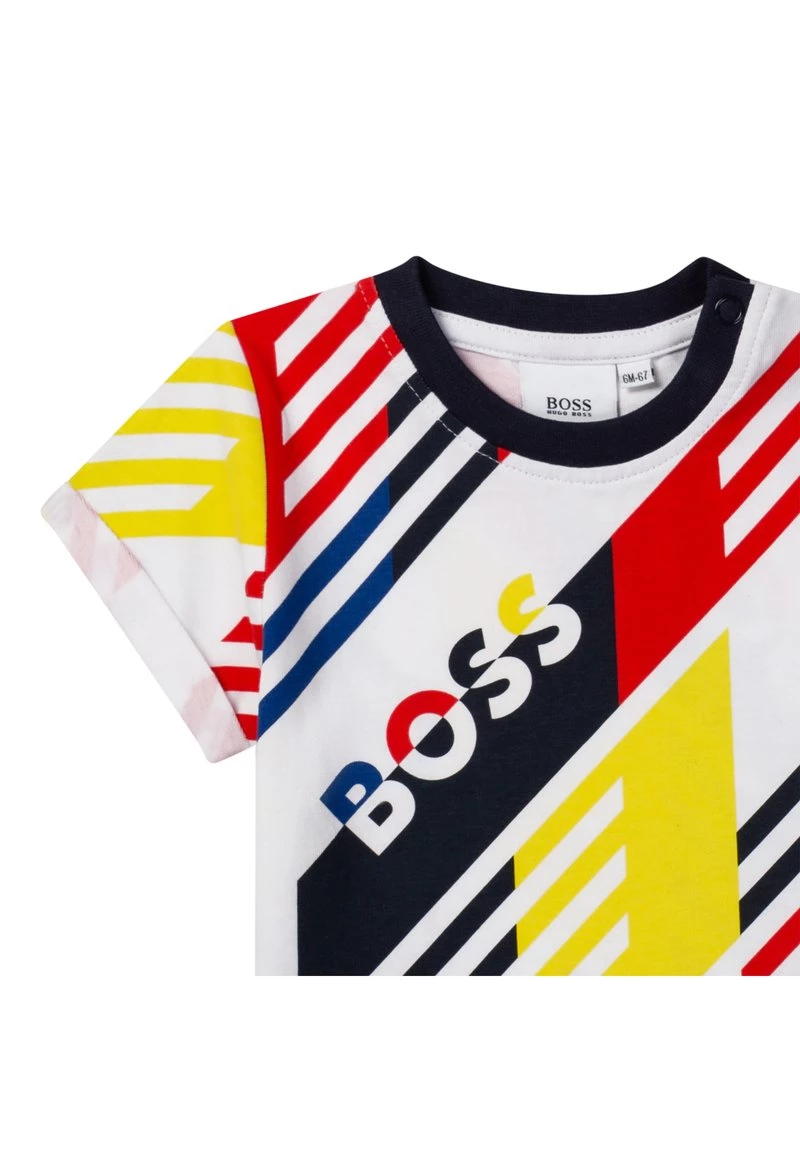 BOSS Kidswear Enfant T Shirt Imprimé Blanc 5 BOSS Kidswear Enfant T Shirt Imprimé Blanc – Image 3
