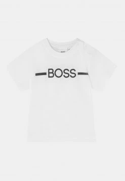 BOSS Kidswear Enfant SHORTSLEEVES TEE T Shirt Imprimé White