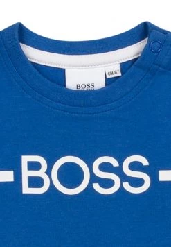BOSS Kidswear T Shirt Imprimé Bleu Royal Enfant -BOSS Soldes Magasin 5a1b65cbf54648fb91ac51c6c96f687b
