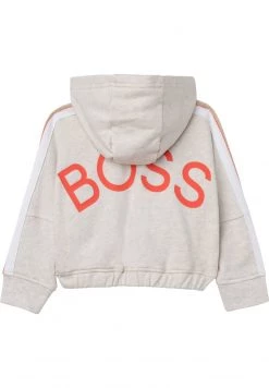 BOSS Kidswear Sweat à Capuche Zippé Sand Chine Enfant -BOSS Soldes Magasin 5c4b1ef43b9a402f8e72092d63cf5ea4