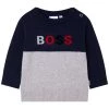 BOSS Kidswear Pullover Marine Gris Enfant -BOSS Soldes Magasin 5cd3130671954800a34ee01522c6e67d