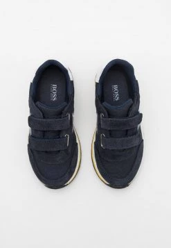BOSS Kidswear TRAINERS Baskets Basses Bleu Cargo Enfant -BOSS Soldes Magasin 5d5fea66ac0f40c298dbbc7508963713