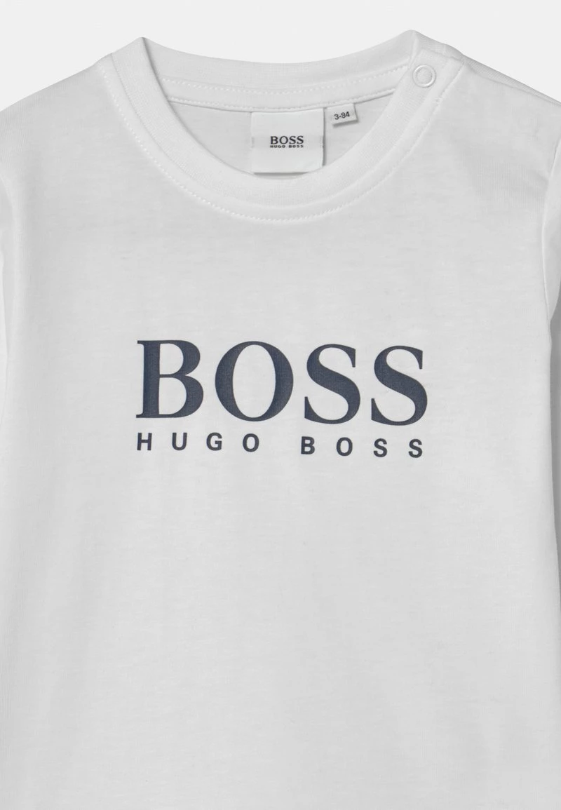 BOSS Kidswear Unisex LONG SLEEVE Sweatshirt White 5 BOSS Kidswear Unisex LONG SLEEVE Sweatshirt White – Image 3