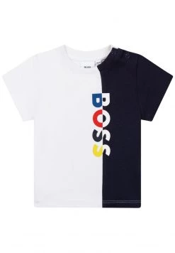 BOSS Kidswear Enfant T Shirt Imprimé Blanc