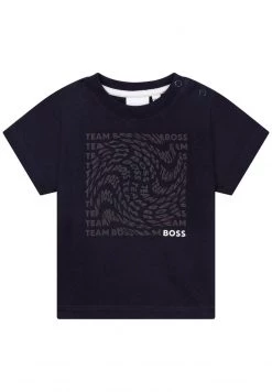 BOSS Kidswear ON FRONT T Shirt Imprimé Bleu Cargo Enfant