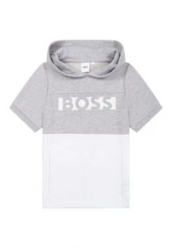BOSS Kidswear T Shirt Imprimé Grey Enfant