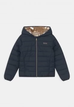 BOSS Kidswear Enfant REVERSIBLE PUFFER Veste D'hiver Navy