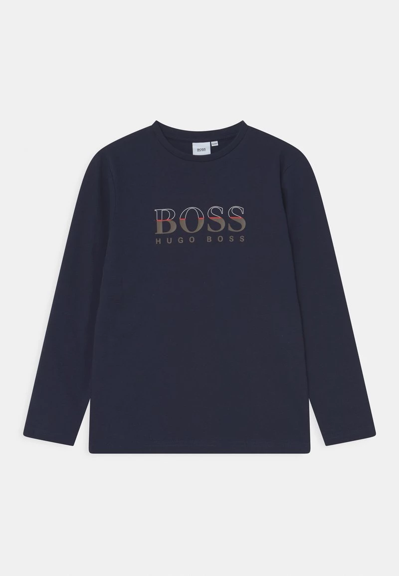 BOSS Kidswear Enfant LONG SLEEVE T Shirt à Manches Longues Navy 3 BOSS Kidswear Enfant LONG SLEEVE T Shirt à Manches Longues Navy