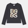 BOSS Kidswear Enfant LONG SLEEVE T Shirt à Manches Longues Navy -BOSS Soldes Magasin 64454139ce8c4c6da31102ab15ddaa47