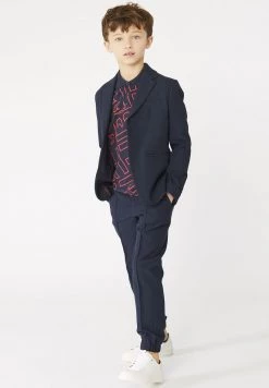 BOSS Kidswear Polo Bleu Cargo Enfant