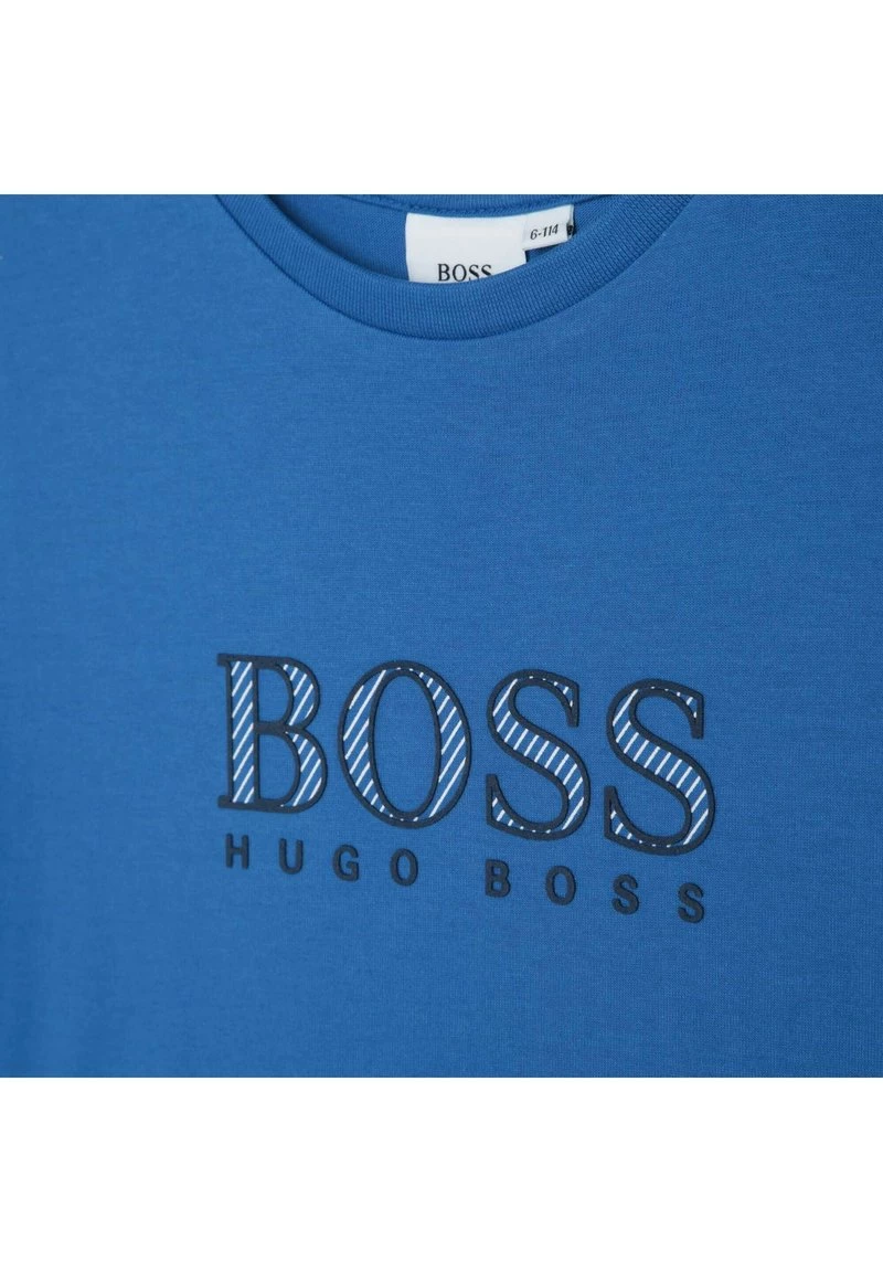 BOSS Kidswear Enfant T Shirt Imprimé Bleu Royal 5 BOSS Kidswear Enfant T Shirt Imprimé Bleu Royal – Image 3
