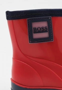 BOSS Kidswear Enfant WELLIES Bottes En Caoutchouc Red -BOSS Soldes Magasin 67d66e7ccbac43f3ad5c47a0d8bf7223