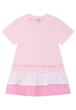 BOSS Kidswear Robe De Jour Baby Pink Enfant