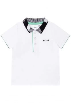 BOSS Kidswear Polo Blanc Enfant