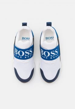 BOSS Kidswear Enfant TRAINERS Baskets Basses Electric Blue -BOSS Soldes Magasin 6b684df2f3bf4b5b91d274e30025a175