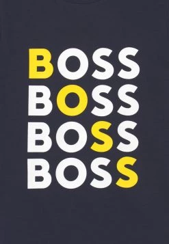 BOSS Kidswear SHORTSLEEVES TEE T Shirt Imprimé Navy Enfant -BOSS Soldes Magasin 6cc2986819b64efd8f30b47e9fc46256