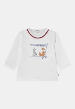 BOSS Kidswear LONG SLEEVE T Shirt à Manches Longues White Enfant