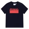 BOSS Kidswear T Shirt Imprimé Bleu Cargo Enfant -BOSS Soldes Magasin 70afad22beb24e5ba78e624fb62520f4