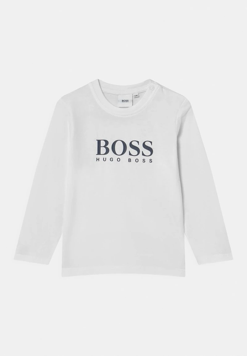 BOSS Kidswear Unisex LONG SLEEVE Sweatshirt White 3 BOSS Kidswear Unisex LONG SLEEVE Sweatshirt White