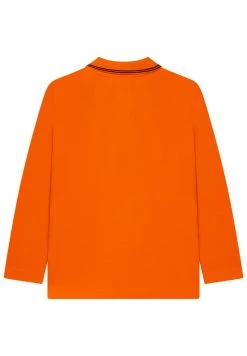 BOSS Kidswear Enfant LONG SLEEVE Polo Pumpkin -BOSS Soldes Magasin 7220b9ed6a684daf95fc456df7b684b1
