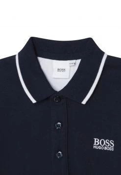BOSS Kidswear PIQUÉ Polo Bleu Cargo Enfant -BOSS Soldes Magasin 7301daacee88465db1663b902d1e78b0