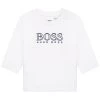 BOSS Kidswear T Shirt Basique Blanc Enfant -BOSS Soldes Magasin 731c61c11e904b5d80709e39d248eeb6
