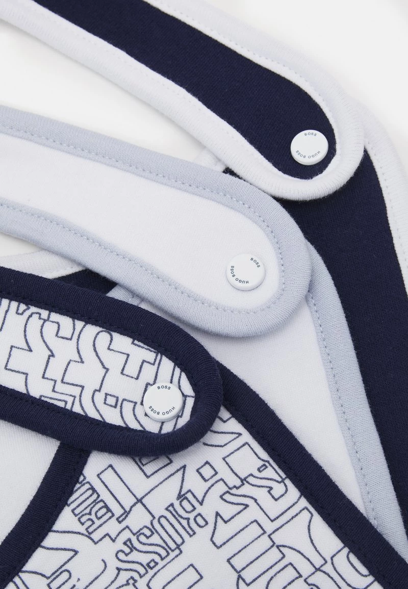 BOSS Kidswear Unisex BIB 3 PACK Bavoir Navy 8 BOSS Kidswear Unisex BIB 3 PACK Bavoir Navy – Image 6