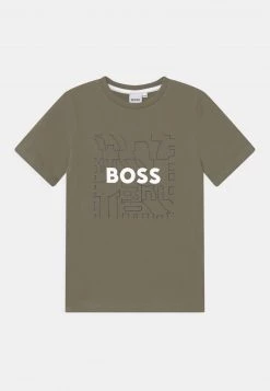 BOSS Kidswear Enfant TEE T Shirt Imprimé Green