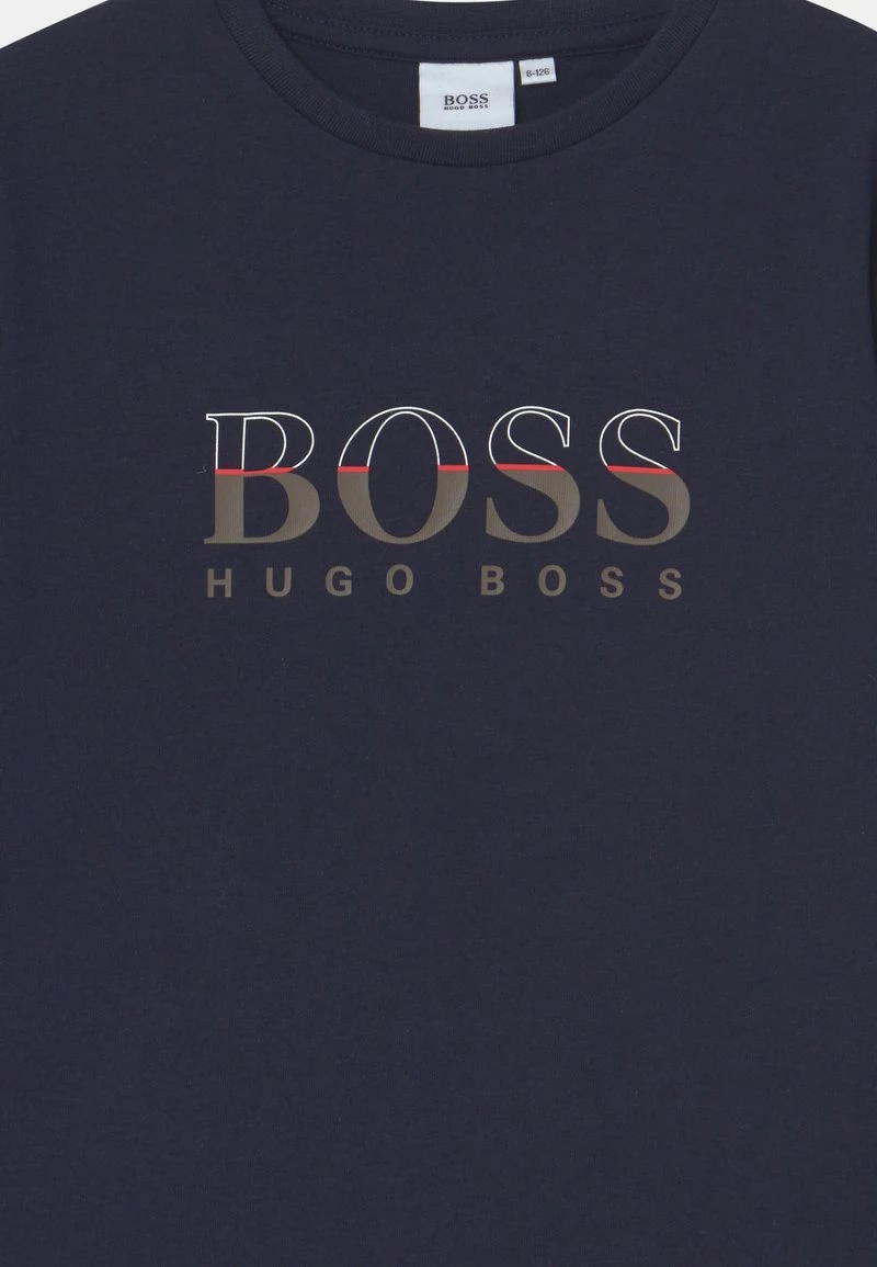 BOSS Kidswear Enfant LONG SLEEVE T Shirt à Manches Longues Navy 5 BOSS Kidswear Enfant LONG SLEEVE T Shirt à Manches Longues Navy â Image 3