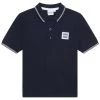 BOSS Kidswear Enfant SHORT SLEEVE Polo Bleu Cargo