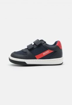 BOSS Kidswear Enfant TRAINERS Baskets Basses Navy