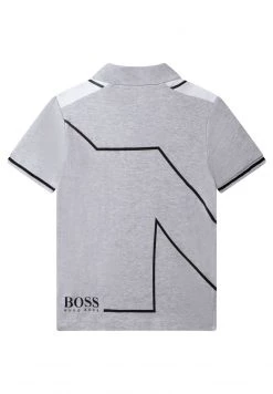 BOSS Kidswear Polo Gris Chine Enfant -BOSS Soldes Magasin 85b805f6cd75487a9dc9c4c43690489c