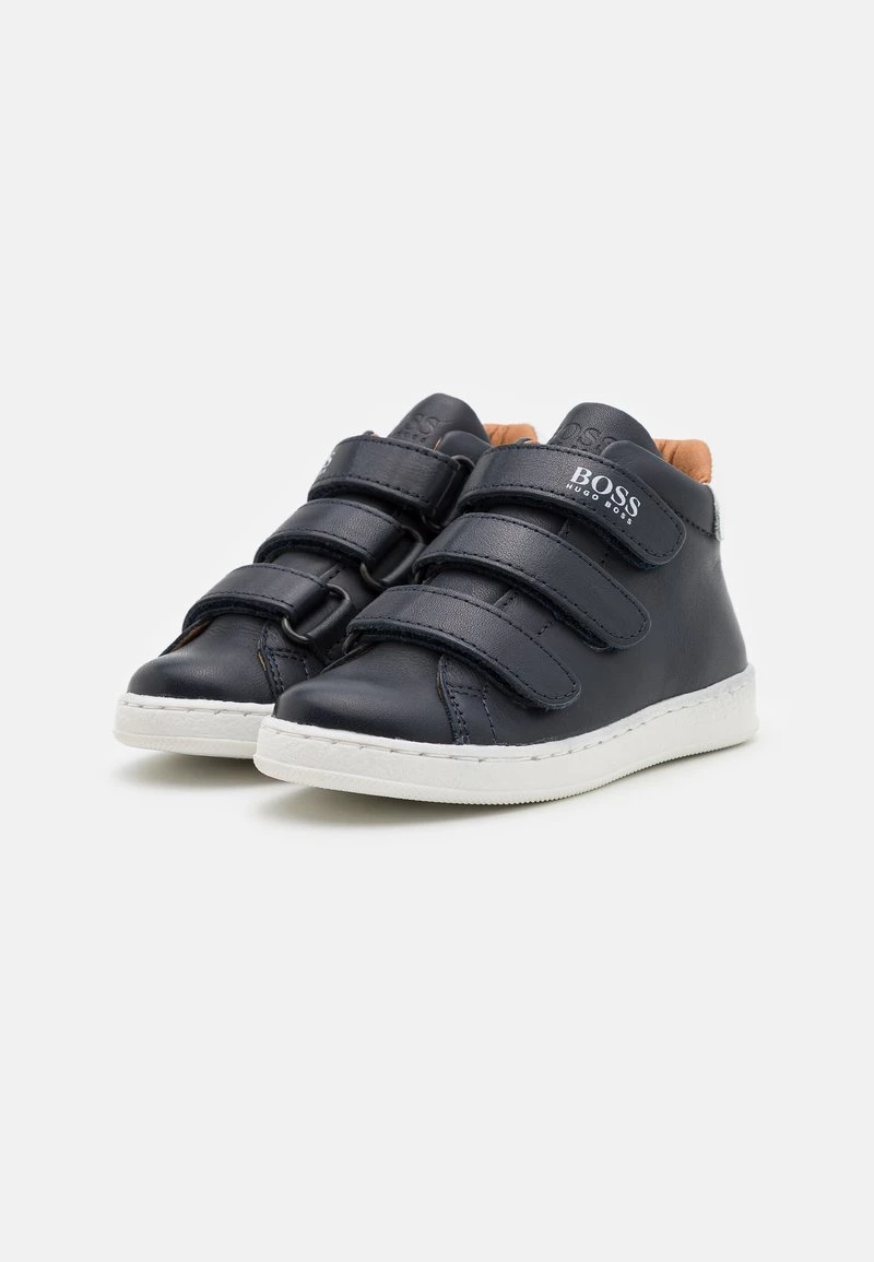 BOSS Kidswear Enfant TRAINERS Baskets Montantes Navy 4 BOSS Kidswear Enfant TRAINERS Baskets Montantes Navy – Image 2