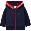 BOSS Kidswear Enfant HOODED CARDIGAN Gilet Bleu Cargo -BOSS Soldes Magasin 870b27a8e5d64d69ae6b4bbe2d42b0a3