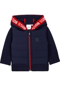 BOSS Kidswear Enfant HOODED CARDIGAN Gilet Bleu Cargo